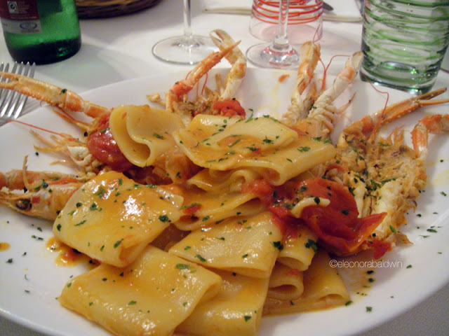 paccheri with langoustine