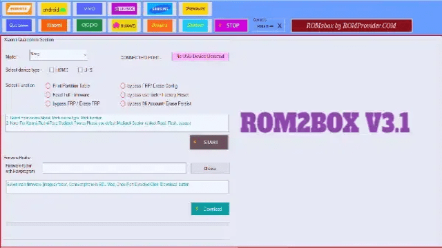 تحميل tool ROM2BOX V3.1
