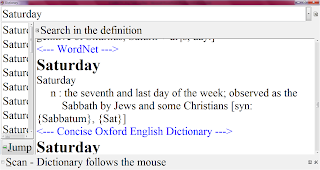 dictionary meaning of Saturday sabbath