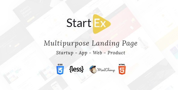 StartEx Multipurpose Landing Page Template 