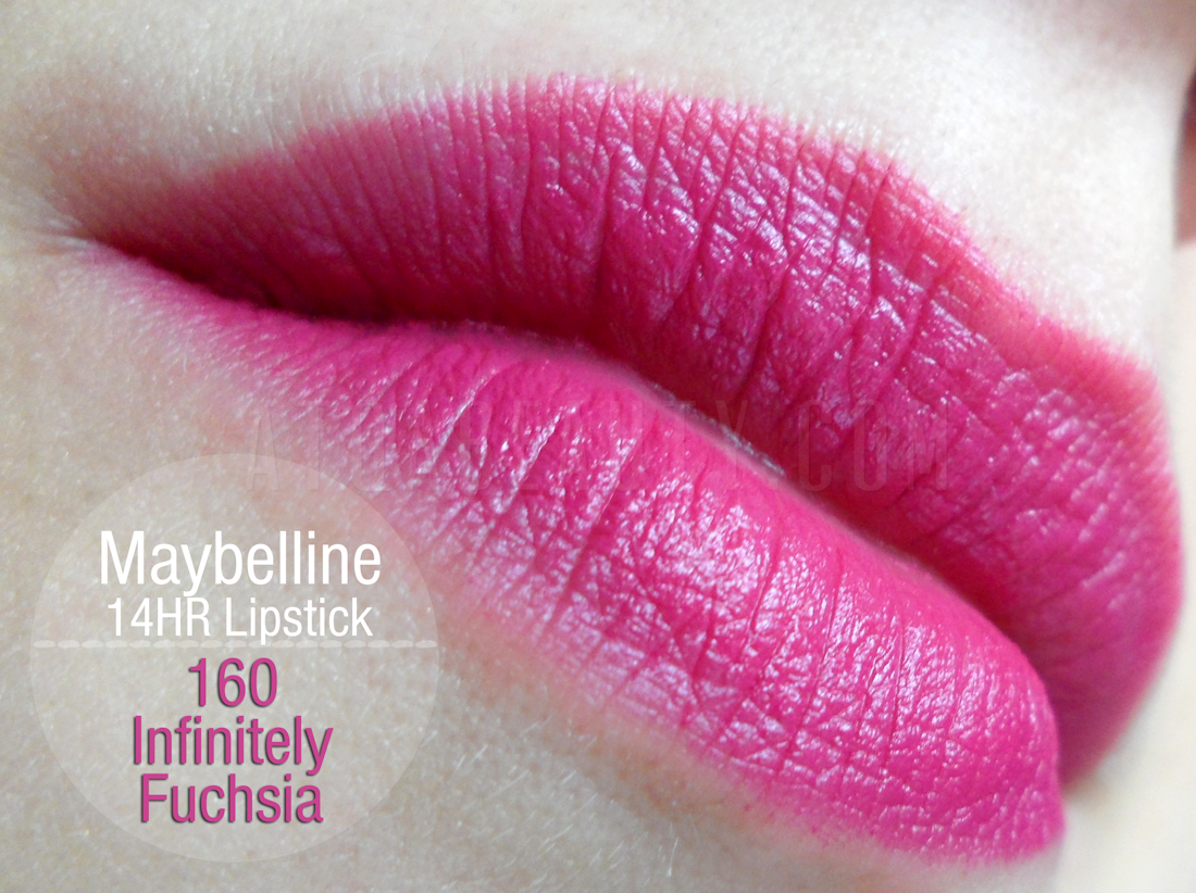 Maybelline, SuperStay, 14HR Lipstick, 160 Infinitely Fuchsia