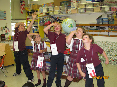 photo of: Second Graders Perform Debbie Clement's Piggy Rap