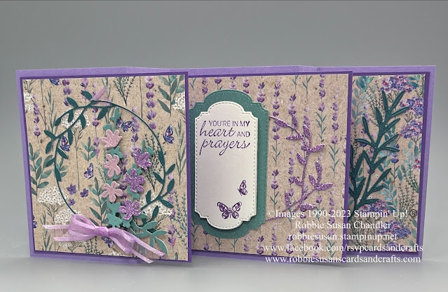 Perennial-Lavender-double z fold-thoughtful-expressions-dies-Lifetime-of-Love-dies-Stampin-Up
