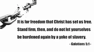 Quote of the Day : Freedom - Galatians 5:1