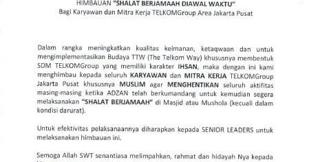 7+ Contoh Surat Pemberitahuan Perusahaan Kepada Karyawan 