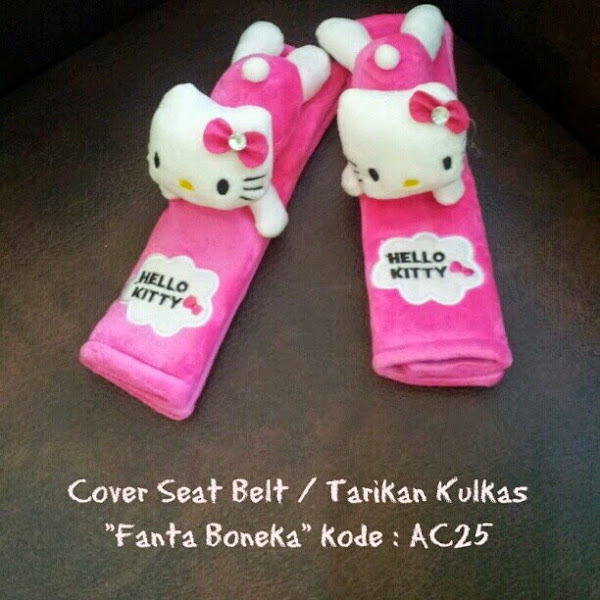 Sarung Seatbelt Hello Kitty Murah Grosir Ecer Pink Fanta