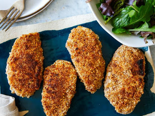 Almond crusted chicken