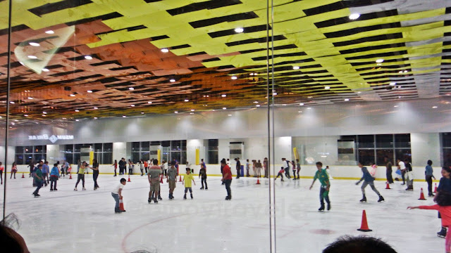 ice skating rink at SM Seaside City in Cebu