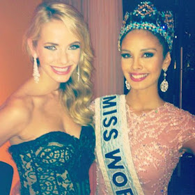 Miss USA 2015 Olivia Jordan and Miss World 2013 Megan Young