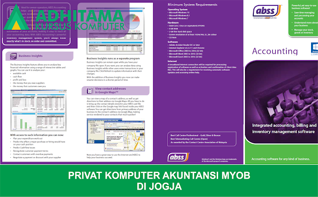 Privat Komputer Akuntansi MYOB di Yogyakarta