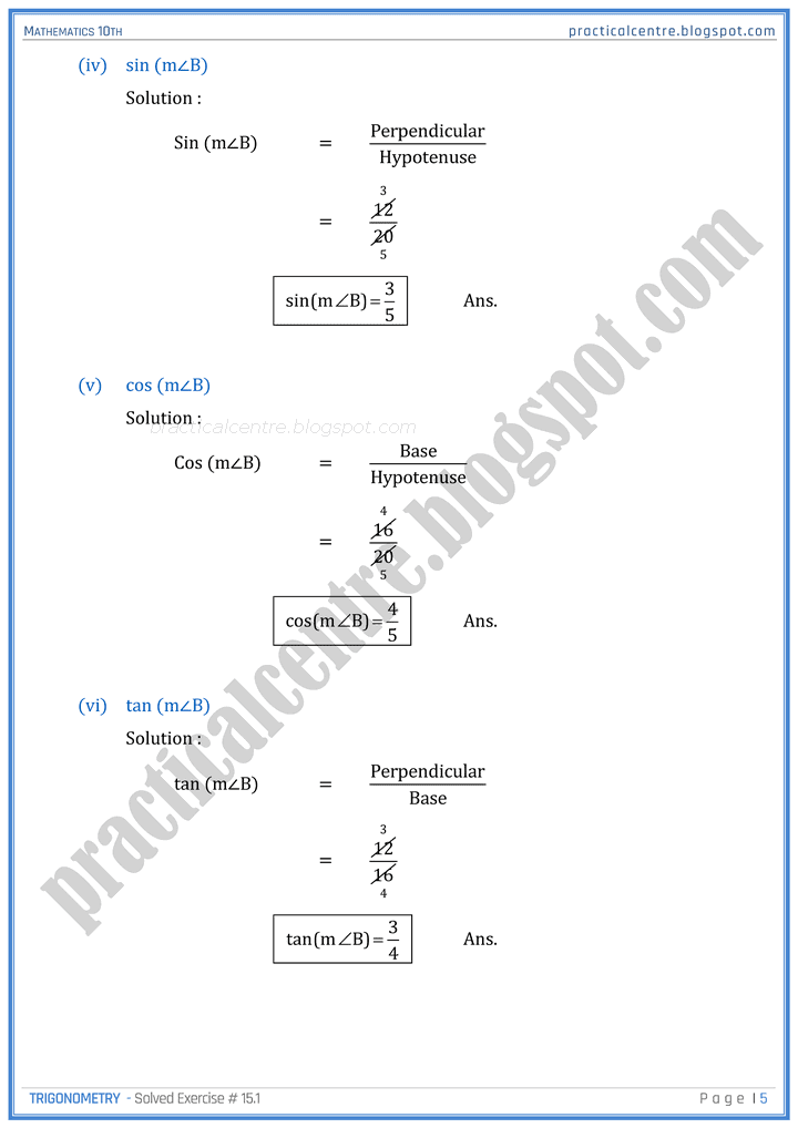 trigonometry-exercise-8-1-mathematics-10th