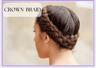 crown braid hairstyle for young girls