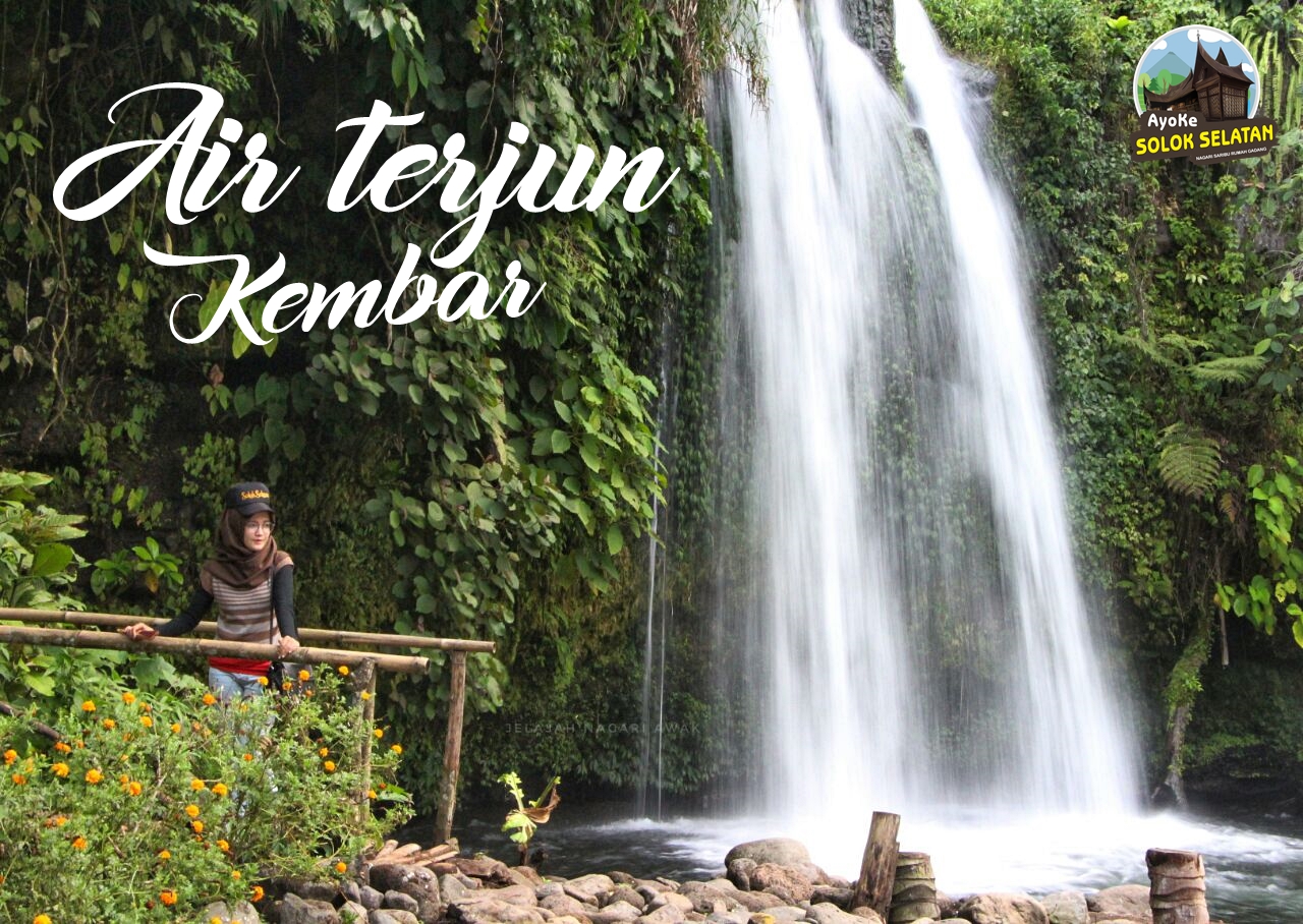 Jelajah Nagari Awak Air Terjun Kembar Solok Selatan Kesegarannya