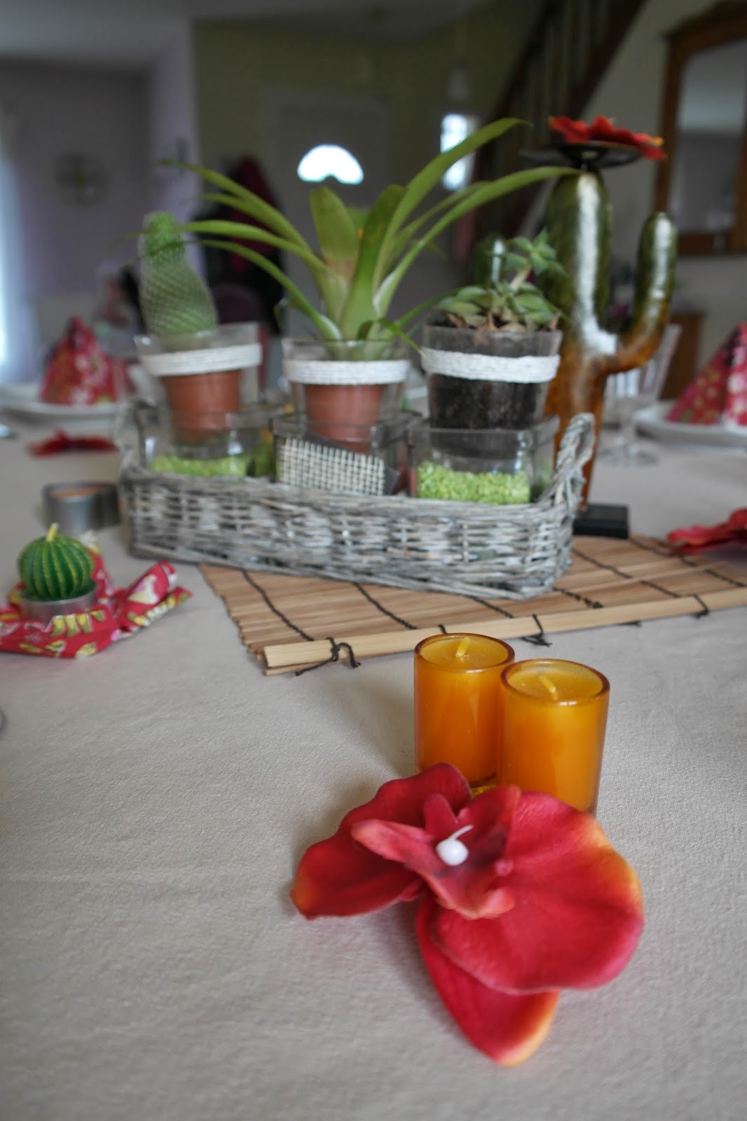 dans la maison de severine deco de table sur le theme du