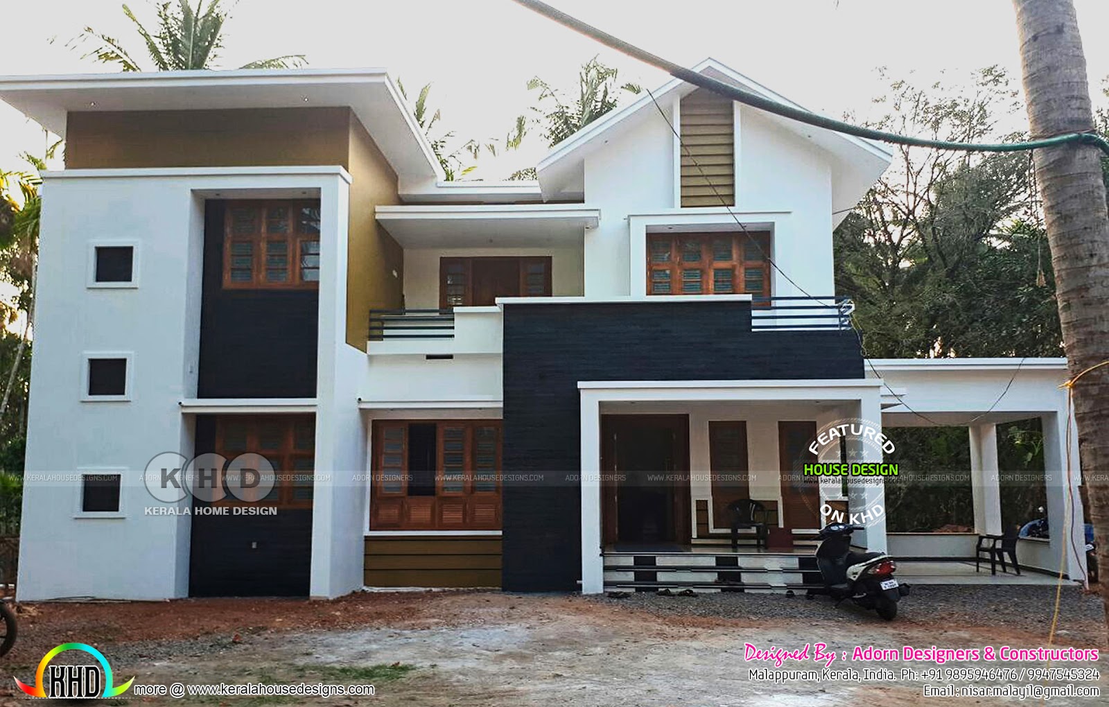 3D vs Real home design - Kerala home design and floor plans - 8000+ houses