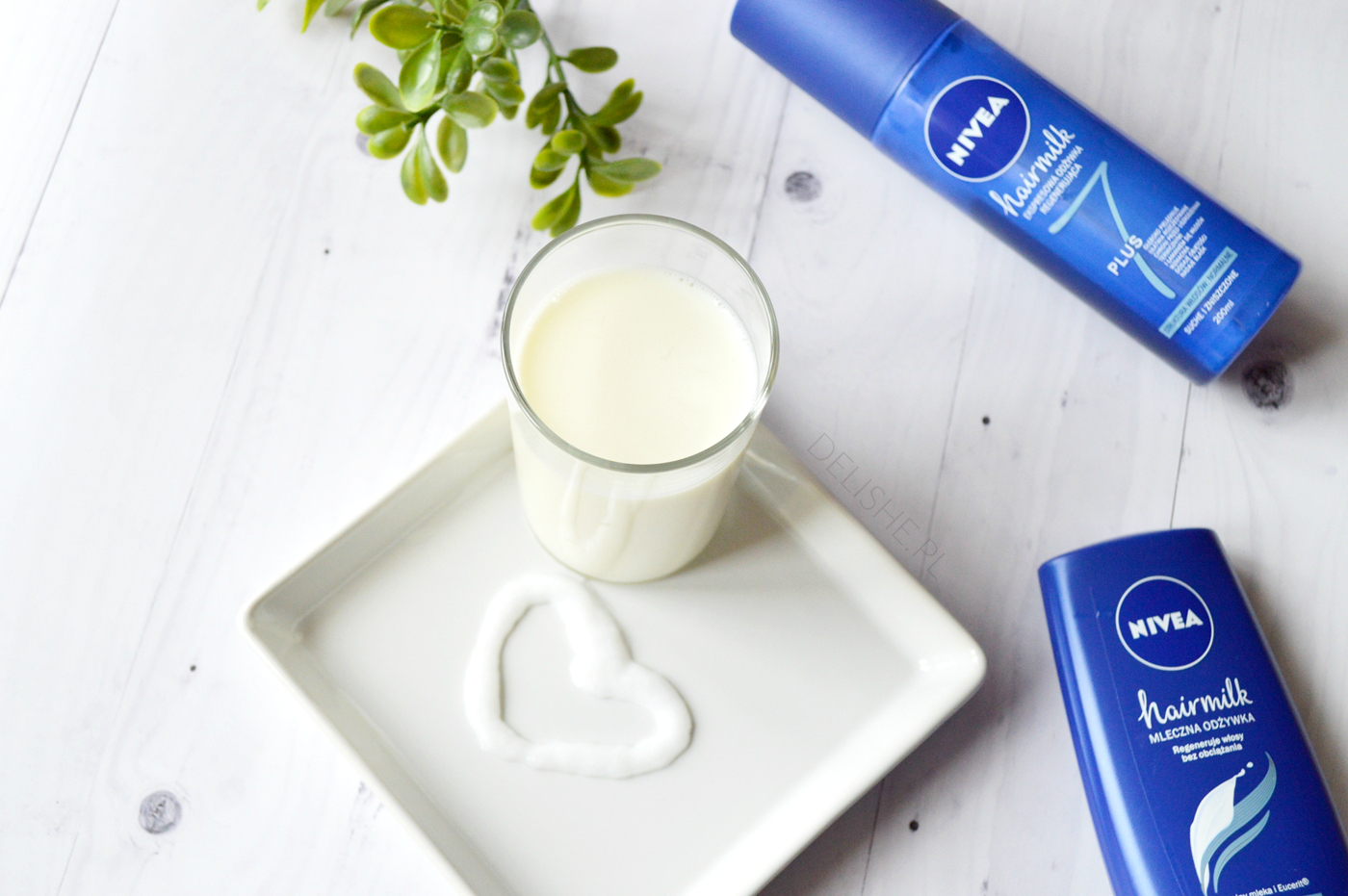 nivea hairmilk linia mlecznych produktów do włosów