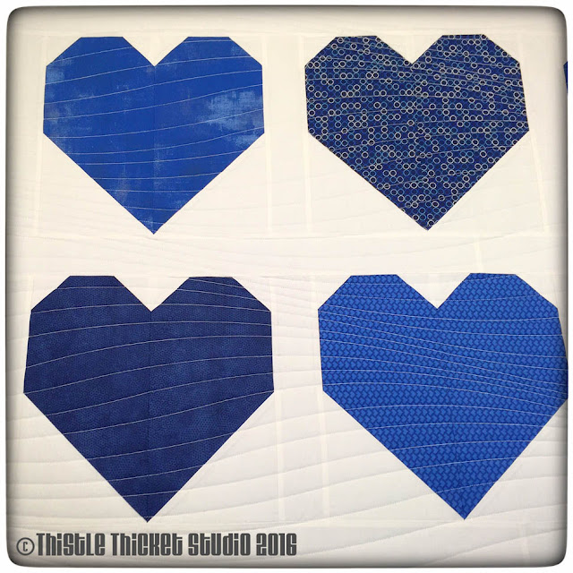 Thistle Thicket Studio, quilts for peace, #quiltsforpeace, Cluck Cluck Sew heart block