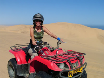 quadbiking in Namabia