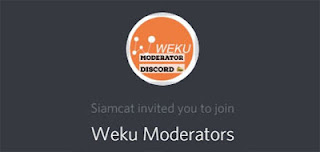 Join on Weku.io Discord Community.