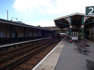 Tube train on the Isle of Wight