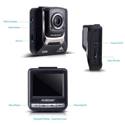 AUSDOM AD282 Car Dash Camera DVR review