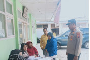 Kapolsek Bandar Monitoring Pelaksanaan Tes Wawancara Anggota PPS di Kecamatan Bandar