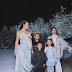  Kim Kardashian Wearing Mugler FW97 Couture celebrating Christmas in LA 