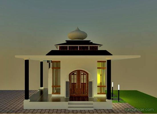 Desain Masjid Sederhana Rumah Joglo Limasan Work