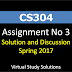 CS304 assignment No 3 Solution Spring 2017