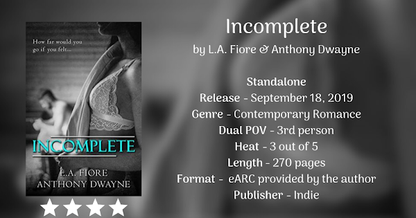 INCOMPLETE by L.A. Fiore & Anthony Dwayne