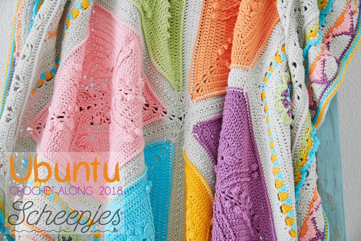 Ubuntu CAL (crochet-a-long). #Free crochet pattern by Dedri Uys, and Scheepjes