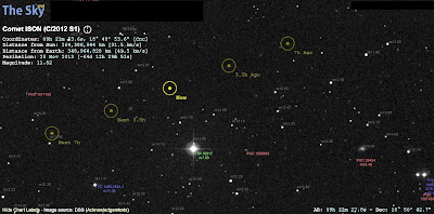 Ison update from the Sky Live