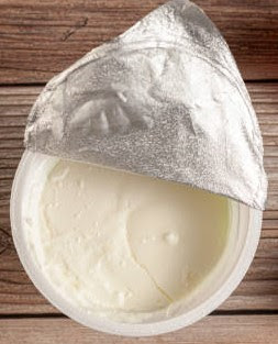 Yogurt is a fermented dairy product that can be made from normal milk or skim milk.