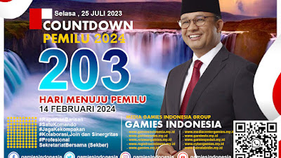 Update Countdown Pemilu 2024 | Selasa, 25 Juli 2023