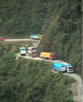 Worlds most dangerous road in bolivia