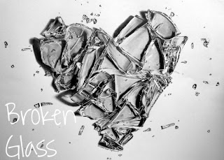 Relationships are like broken glasses