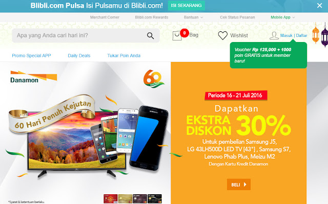 Pengalaman Pertama Belanja Di Blibli.com - Toko Online Indonesia