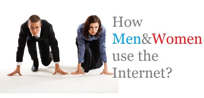 Men and Women utilize Internet in different perspective