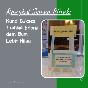 Apa kunci sukses transisi energi terbarukan