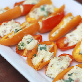 Bacon and Cheese Stuffed Peppers | The Sweets Life