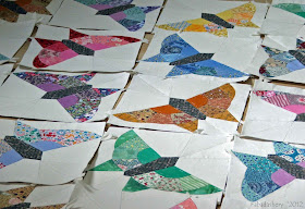 Butterfly Quilt English Piecing Blocks