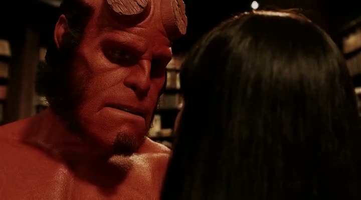 Screen Shot Of Hellboy (2004) Dual Audio Movie 300MB small Size PC Movie