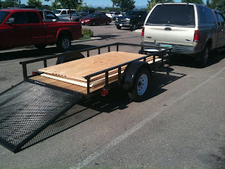 build wood utility trailer
