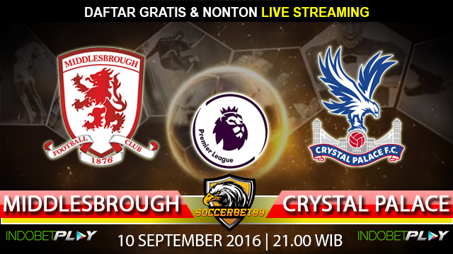 Prediksi Middlesbrough vs Crystal Palace 10 September 2016 (Liga Inggris)