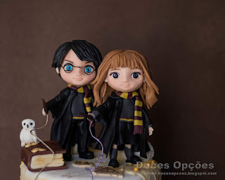 birtday cake Harry Potter and Hermione Granger