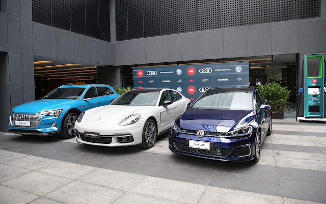 VW, Audi e Porsche lançam rede de recarga u.ltrarápida de carros elétricos em SP