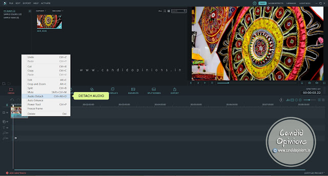 Remove unwanted audio from a video using Wondershare Filmora