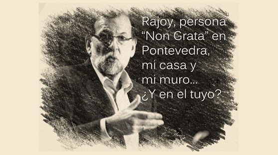 Rajoy, "persona non grata"