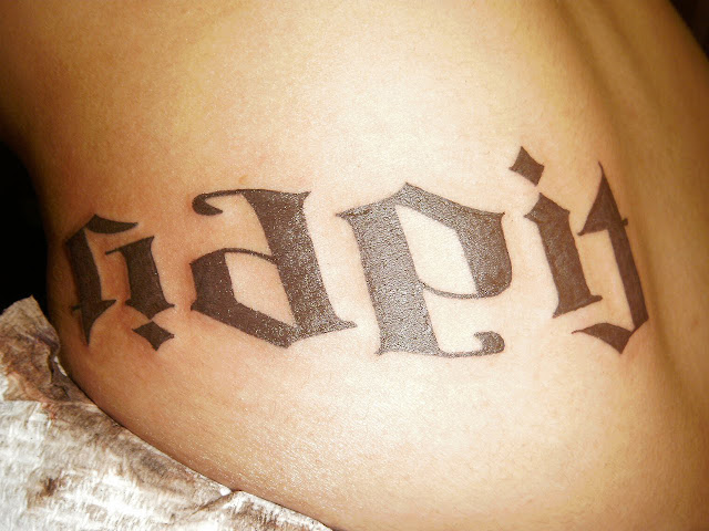 tattoo ambigram