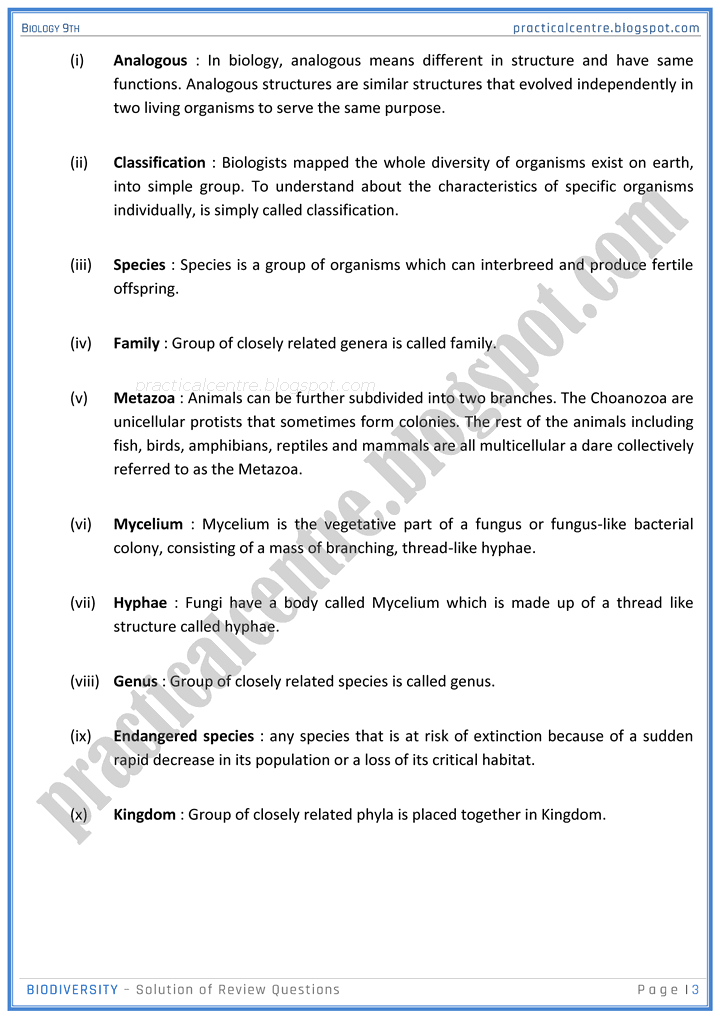 biodiversity-review-question-answers-biology-9th-notes